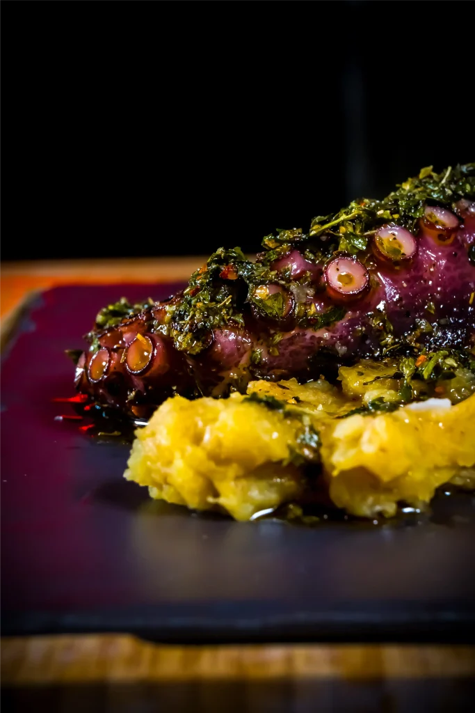 Pulpo al chimichurri