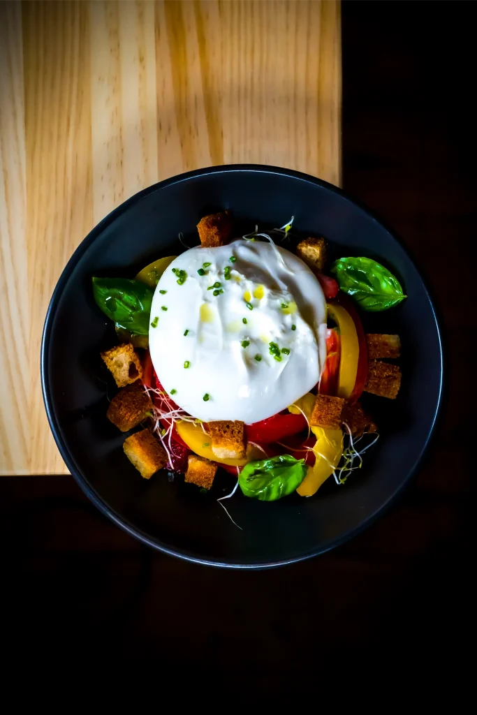 ensalada de burrata