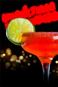 margarita de fresa coctel malcriado